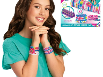 Cra-Z-Art Be Inspired Ultimate Rubber Band Loom Bracelet Making Set $5 (Reg. $15)