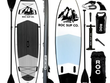 *HOT* Roc Inflatable Stand Up Paddle Board + Accessories Bundle for just $199.99 shipped! ($500 value!)