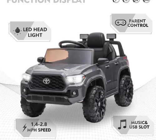 Fuel their playtime with the joy of driving their very own Toyota Tacoma Ride on Car for Boys for just $169.99 Shipped Free (Reg. $399.99)