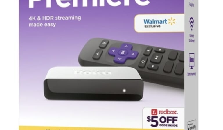 Roku Premiere 4K/HDR Streaming Media Player only $19!
