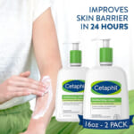 Cetaphil Moisturizing Lotion, 2-Pack as low as $12.99 After Coupon (Reg. $27)+ Free Shipping – $6.50/16 Oz Bottle