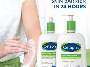 Cetaphil Moisturizing Lotion, 2-Pack as low as $12.99 After Coupon (Reg. $27)+ Free Shipping – $6.50/16 Oz Bottle