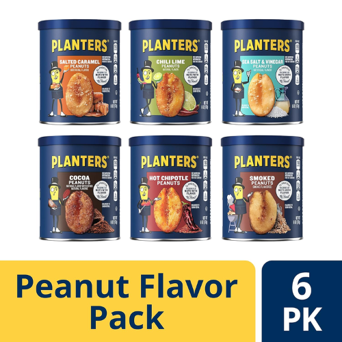PLANTERS 6-Count Flavored Nuts Variety Pack as low as $12.48 Shipped Free (Reg. $21) – $2.08/6 Oz Can