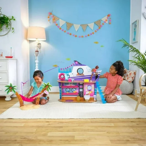 KidKraft Luxe Life 2-in-1 Wooden Cruise Ship and Island Doll Play Set $25 (Reg. $80)