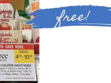 FREE Splenda Monk Fruit Liquid Sweetener at Publix
