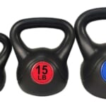 BalanceFrom Wide Grip 3-Piece Kettlebell Weight Set for $20 + free shipping w/ $35