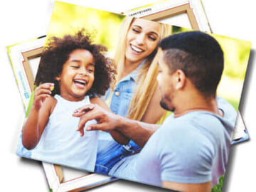 16" x 20" Custom Canvas Prints for $15 + free shipping