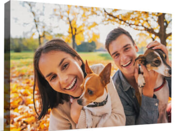 11" x 14" Custom Canvas Prints for $10 + free shipping