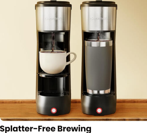 Chefman Single Serve Coffee Maker $29.54 After Coupon (Reg. $50) – Brews from 6-14 oz of coffee