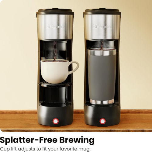 Chefman Single Serve Coffee Maker $29.54 After Coupon (Reg. $50) – Brews from 6-14 oz of coffee
