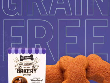 Three Dog Bakery Grain-Free Woofers Baked Dog Treats, Pumpkin, 13oz. as low as $1.93 After Coupon when you buy 4 (Reg. $5.59) + Free Shipping