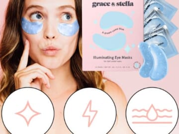 Under Eye Mask (Blue, 24 Pairs) as low as $12.71 Shipped Free (Reg. $30.95) – 53¢/Pair