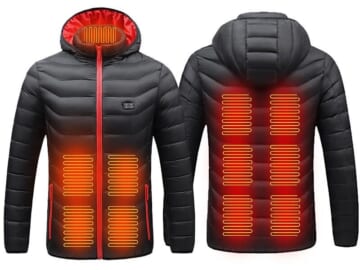 Koulb Unisex Heated Jacket for $25 + free shipping