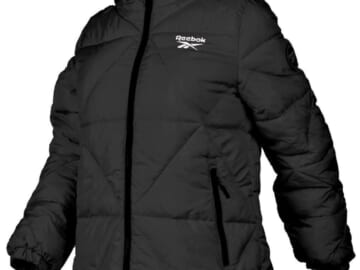 Reebok Women's Puffer Jacket for $50 + free shipping
