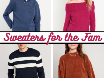 2 Days Only! Sweaters for the Fam from $12 (Reg. $34.99)
