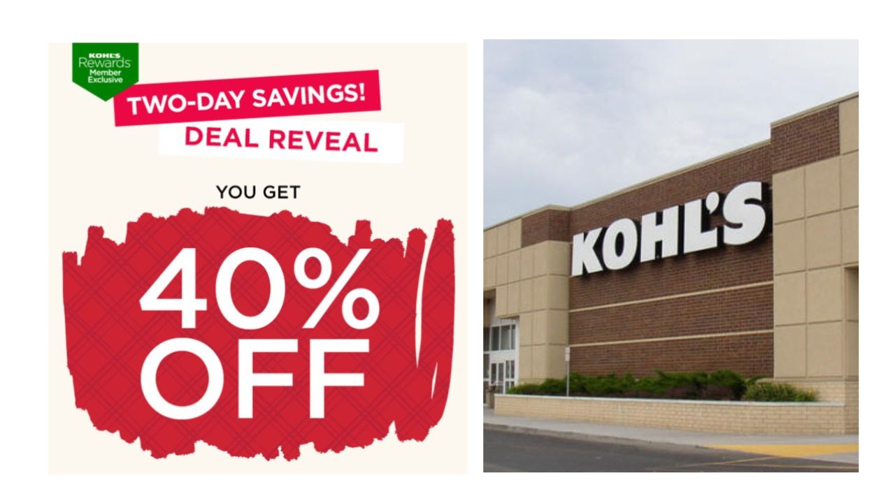 Kohl’s Mystery Savings Email, Up to 40% Off!