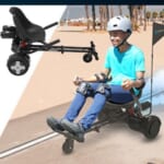 Hover-1 Raptor Dual Shock Suspension Hoverboard Buggy Attachment $50 Shipped Free (Reg. $120) – w/ LED Fog Blasters & Sound Effects, Lowest price in 30 days