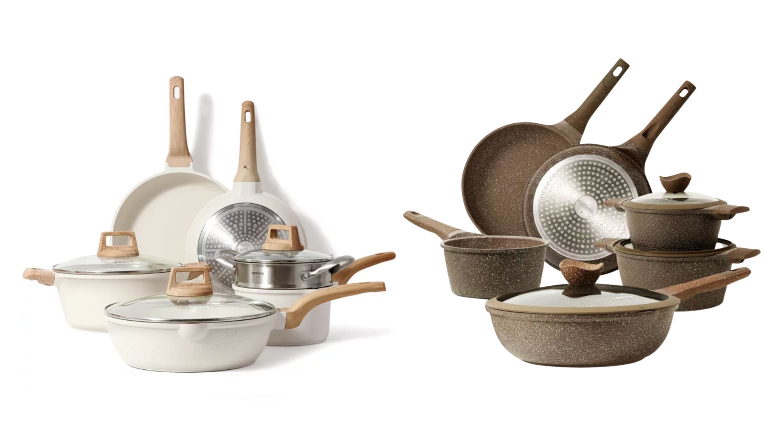 Carote Induction Safe Granite Cookware Sets 70% off