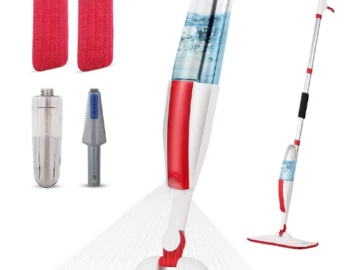 Floor Cleaning Wet Spray Mop with 14 Oz Refillable Bottle $15.99 (Reg. $19)