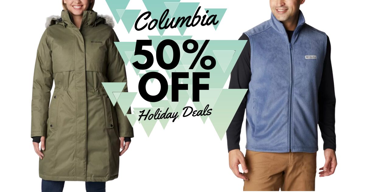 Columbia | Up to 50% Off + $15 Back on $100+ Gift Cards
