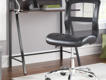 Mainstays Mid-Back Vinyl Mesh Office Chair $28 (Reg. $56)