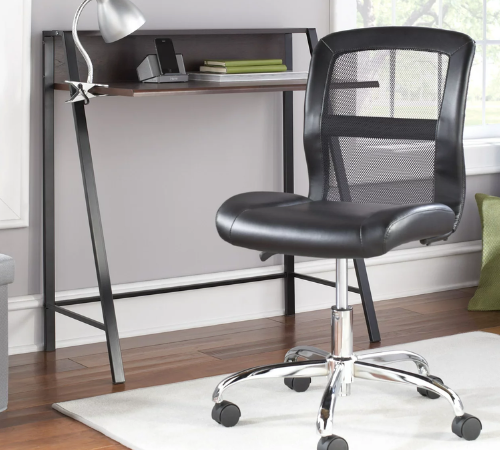 Mainstays Mid-Back Vinyl Mesh Office Chair $28 (Reg. $56)