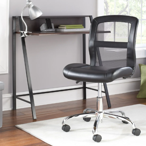 Mainstays Mid-Back Vinyl Mesh Office Chair $28 (Reg. $56)