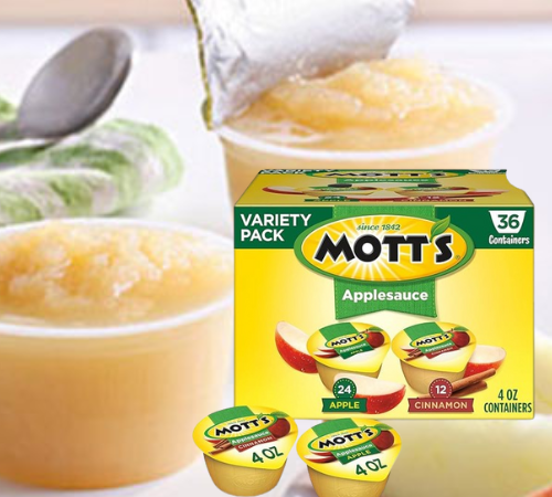 Mott’s Applesauce Cups 36-Count Variety Pack as low as $10.53 Shipped Free (Reg. $15.84) – 29¢/Cup