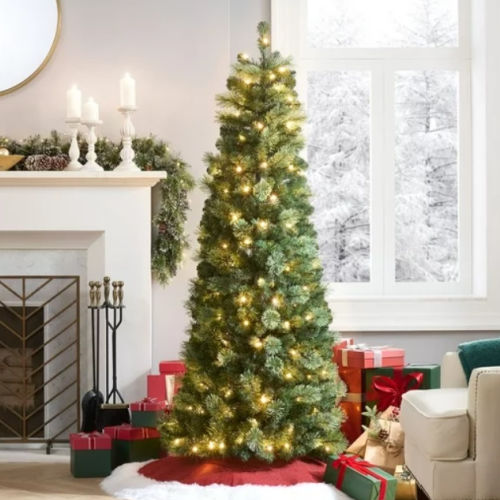 Pre-Lit Bethel Pine Pop-up Artificial Christmas Tree, 6 Ft $69 Shipped Free (Reg. $89) – With 793 tips and 150 LED lights