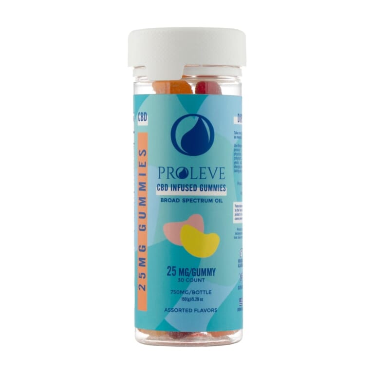Proleve 25mg Broad Spectrum Gummy Cubes 30-Count Bottle: Buy 1, get 2 more free + free shipping w/ $50