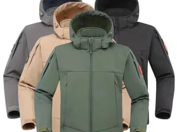 Men's Polar Fleece Softshell Jacket for $23 + $10 s&h