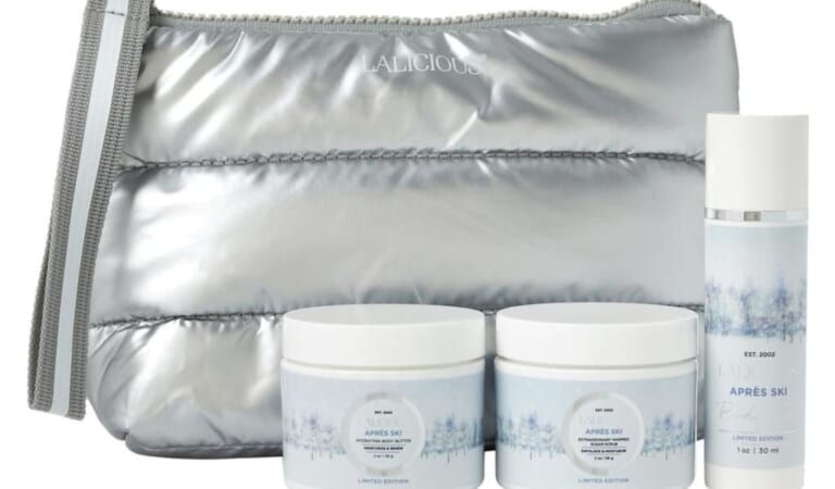 Lalicious Apres Ski 3-Piece Winter Skincare Gift Set w/ Travel Bag for $20 + free shipping