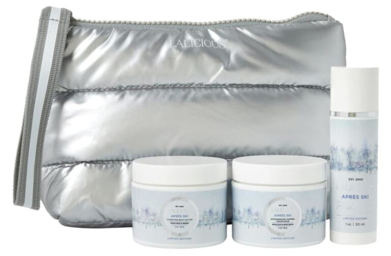 Lalicious Apres Ski 3-Piece Winter Skincare Gift Set w/ Travel Bag for $20 + free shipping