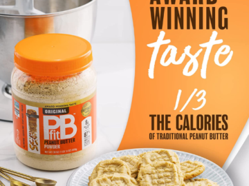 PBfit All-Natural Peanut Butter Powder, 15 Oz as low as $5.69 After Coupon (Reg. $11) + Free Shipping + Chocolate Peanut Butter as low as $5.47 After Coupon (Reg. $14)