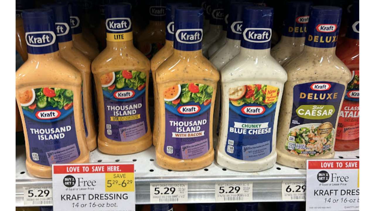 $1.34 Kraft Salad Dressing | Deals at Publix & Kroger
