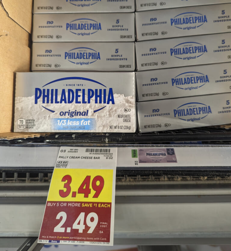 Philadelphia Cream Cheese As Low As $2.04 At Kroger