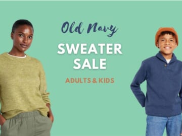 Old Navy Sweaters | $16 Adults, $12 Kids | Ends Today!
