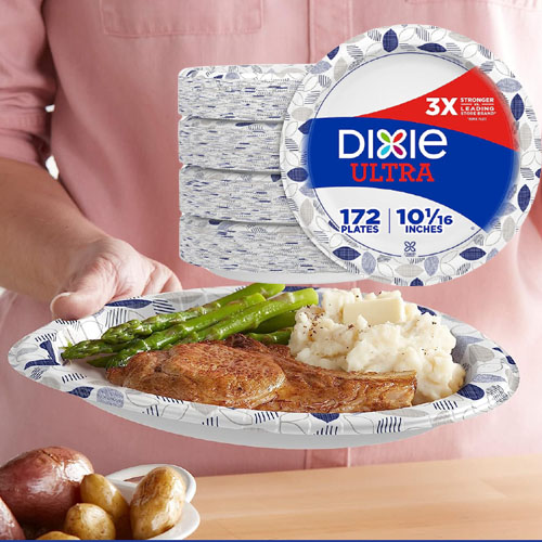 Dixie Ultra Heavy Duty 10-inch Paper Plate as low as $15.88/172-Count when you buy 2 (Reg. $27.50) – 9¢/Plate + Free Shipping
