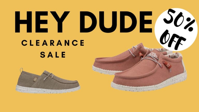 HEY DUDE Clearance Sale!