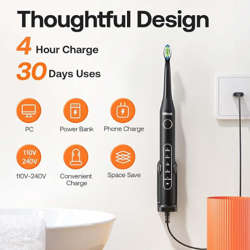 Bitvae Ultrasonic Electric Toothbrush w/ 8x Brush Heads $13.47 After Coupon (Reg. $24)
