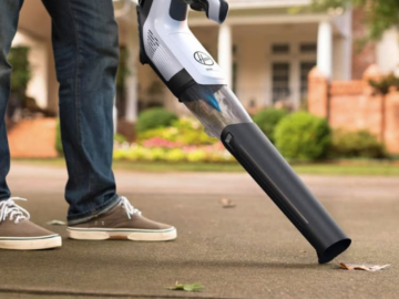 Cordless High-Performance Leaf Blower w/ 2 Batteries for $90 + free shipping