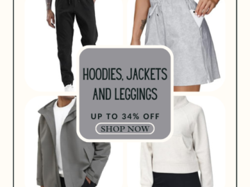 Today Only! Hoodies, Jackets and Leggings from $13.99 (Reg. $19.99+)