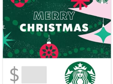 Starbucks Gift Card Deal: Buy a $25 Gift Card, Get a $5 Bonus eGift Card!