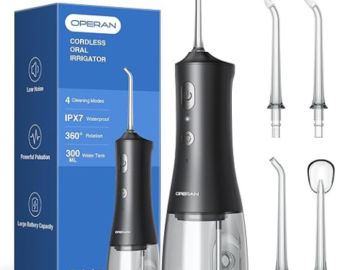 Upgrade your oral care routine with Water Flossers for Teeth Cleaning for just $15.80 After Code (Reg. $43.99)