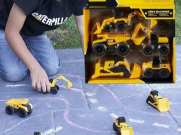 CAT Construction Truck Toy 5-Pack Set $4.79 After Coupon (Reg. $10) – 96¢ Each