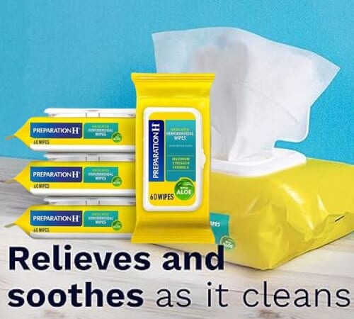 Preparation H Flushable Medicated Wipes, 240-Count $11.99 After Code (Reg. $29.95) – 5¢/Wipe