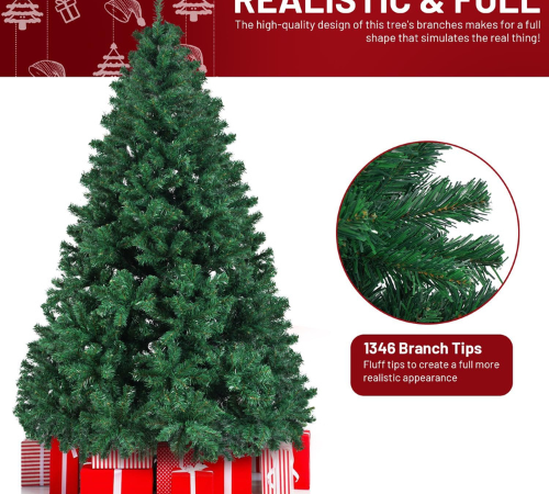 Make this holiday season unforgettable with this Premium Spruce Holiday Artificial 7.5 Ft Christmas Tree $19.99 After Code (Reg. $49.99) + Free Shipping