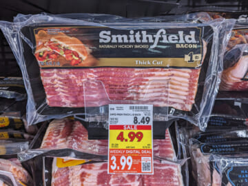 Smithfield Bacon Only $3.99 At Kroger (Regular Price $8.49)