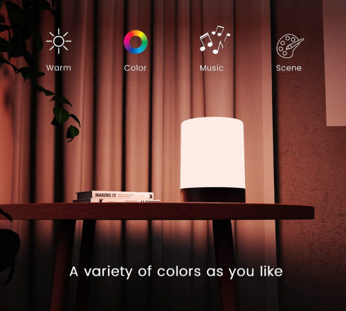 Dimmable Color Changing Bedeside Lamp & Bluetooth Speaker $9.49 After Code (Reg. $19) – 4 Colors