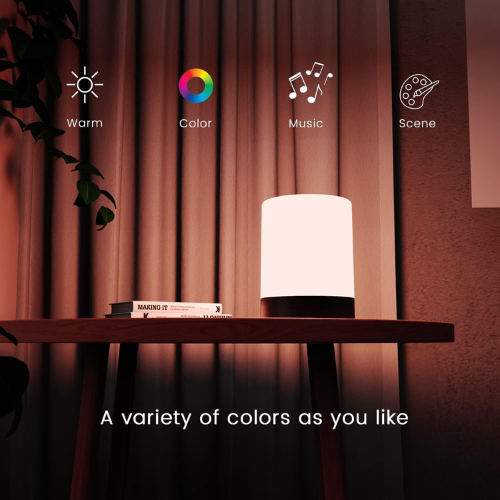 Dimmable Color Changing Bedeside Lamp & Bluetooth Speaker $9.49 After Code (Reg. $19) – 4 Colors
